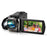 HDV-604S Digital Video Camera with 1 Battery 3.0 Inch 270 Degree Rotating Screen 16X Zoom 1080P Camcorder - Black - 1