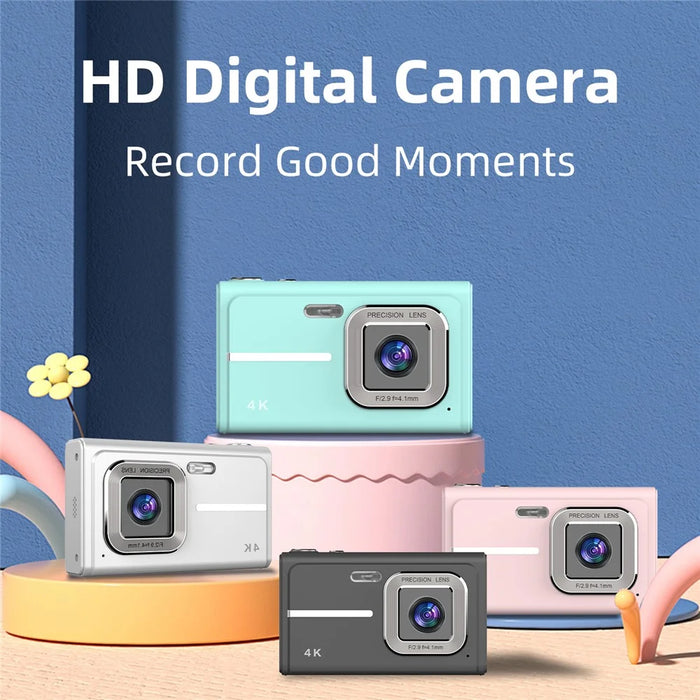 X1 48MP Digital Camera 2.4 Inch LCD Screen 5X Zoom Video Recorder for Vlogging Photography - Black - 5