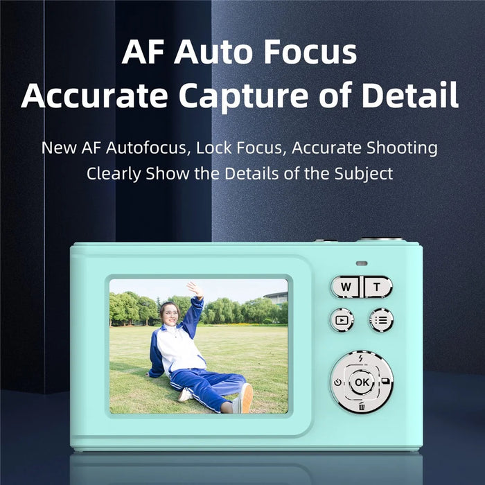 X1 48MP Digital Camera 2.4 Inch LCD Screen 5X Zoom Video Recorder for Vlogging Photography - Black - 6