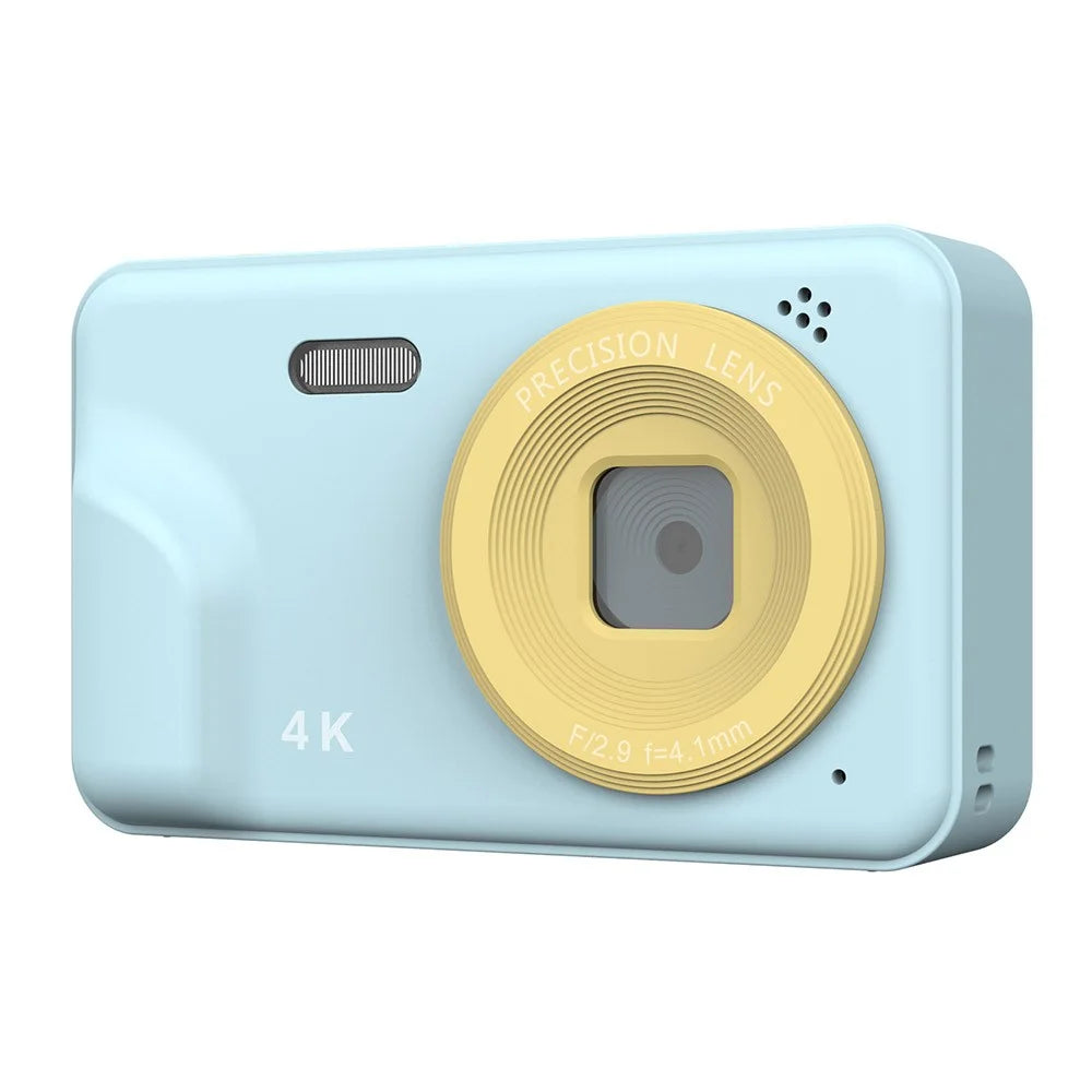 X2 Auto Focus 5X Optical Zoom Video Recorder 2.0 Inch IPS Screen 4K CCD Digital Camera - Blue - 1