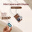 X8 Retro Mini Camera Thumb Size 0.96 Inch IPS Screen 1080P HD Video Recorder Built-in Flash - Pink - 2