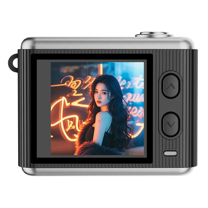 S6 Mini Thumb Camera 64MP HD Digital Camera 16X Zoom 1.4 Inch IPS Screen Digital Camera for Photography Video Recording - Black - 2