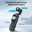 HJD-05 4K Vlog Camera with 3-Axis Gimbal Stabilizer AI Face Tracking Dual Lens 1.72 Inch Touch Screen WiFi Action Camera - Black - 2