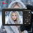 DC408X 5K Digital Camera 5X Optical Zoom Dual Lens 2.8 Inch Flip Touch Screen Autofocus Camera with LED Flash - Black - 7