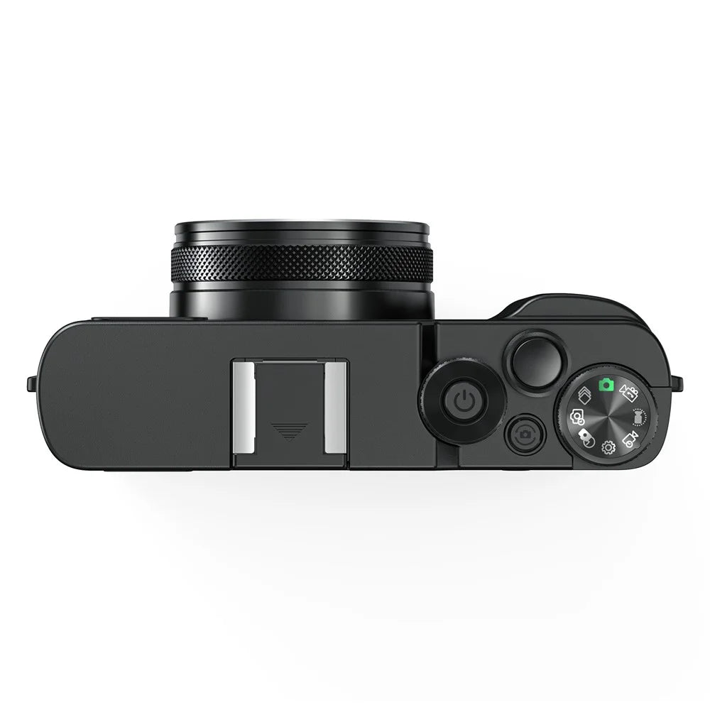 DC213 4K Digital Camera 48MP 16X Zoom 2.8 Inch IPS Display Auto Focus LED Light Vlogging Camera for Photography - Black - 6