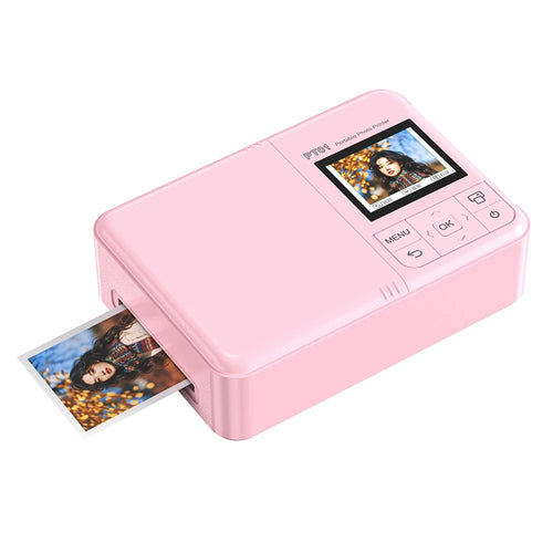 PT01 Portable Full Color Photo Printer 600DPI Color WiFi Inkjet 2.0 IPS Screen Picture Printer - 1