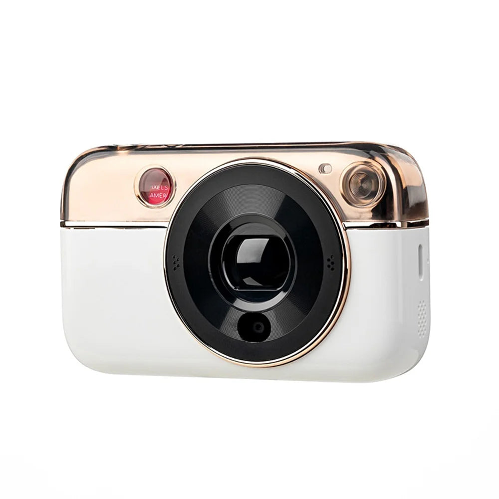 Y08 CCD Digital Camera 48MP Dual Lens 2.8 Inch HD Screen 16X Zoom 4K Video Recorder Built-in LED Fill Light - White - 1