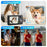 DC413L 4K UHD Digital Camera 64MP 16X Zoom 2.8 Inch IPS Screen Dual Lens Front Rear Camera for Vlog Photography - Black - 4