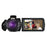 DV09 8K Digital Video Camera with External Microphone Lens Hood Handle Accessories 96MP 3.0 Inch Touch Screen 18X Zoom Camcorder - Black - 4