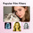 S157 2K Mini Life Camera 180 Degree Rotating Flip Screen LED Light Portable Digital Camera with Type-C Interface - White - 7