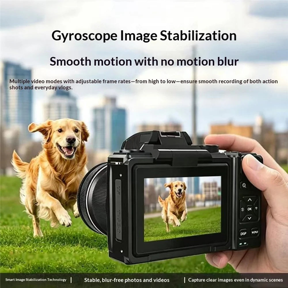 XJ18 8K Digital Camera 18X Optical Zoom 92MP WiFi Camera with Bluetooth-compatible Remote Control - Black - 5