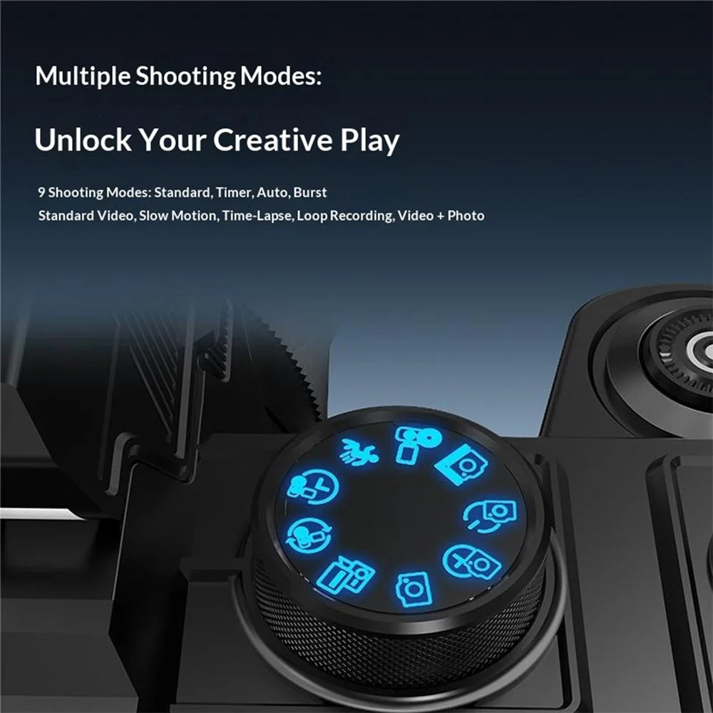 XJ18 8K Digital Camera 18X Optical Zoom 92MP WiFi Camera with Bluetooth-compatible Remote Control - Black - 7