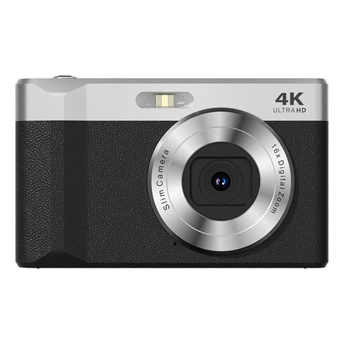 H22 Digital Camera 4K Video Recording 50MP 16X Zoom 2.8 Inch IPS Screen LED Flash for Vlog Travel - Black - 1