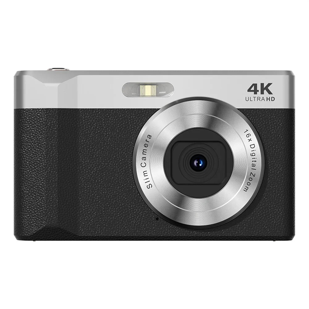 H22 Digital Camera 4K Video Recording 50MP 16X Zoom 2.8 Inch IPS Screen LED Flash for Vlog Travel - Black - 1