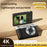 H22 Digital Camera 4K Video Recording 50MP 16X Zoom 2.8 Inch IPS Screen LED Flash for Vlog Travel - Black - 3