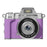 M38 Mini Thumb Camera 1.47 inch Flip Screen 1080P HD Recording Digital Camera with LED Flash - Purple - 1
