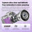 M38 Mini Thumb Camera 1.47 inch Flip Screen 1080P HD Recording Digital Camera with LED Flash - Purple - 7