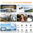 D28S 64MP 4K Digital Camera Dual Lens 3 Inch Flip Touch Screen CCD Camera with Beauty Filters (without TF Card) - Black - 5