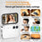 D28S 64MP 4K Digital Camera Dual Lens 3 Inch Flip Touch Screen CCD Camera with Beauty Filters (without TF Card) - Black - 7