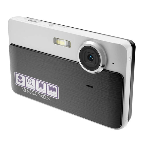 CD-AF 2.4 Inch IPS Screen CCD Digital Camera 16X Digital Zoom for Students - Black  /  White - 1