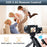 V01 4K Vlogging Camera with 1 Battery 3.0 Inch Flip Screen Digital Camera with Microphone + Tripod - Black - 4