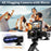 V01 4K Vlogging Camera with 2 Batteries 3.0 Inch Flip Screen Digital Camera with Microphone + Tripod - Black - 2
