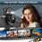 V01 4K Vlogging Camera with 2 Batteries 3.0 Inch Flip Screen Digital Camera with Microphone + Tripod - Black - 6
