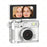 S169 Mini Camera 1080P Flip Screen with Built-in Fill Light for Selfie Vlog, without TF Card - White - 1