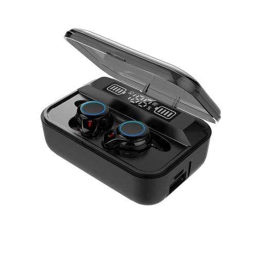 R7 TWS Bluetooth-compatible 5.0 Wireless Earphone Headset Headphone with Charging Box - 1
