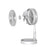 P9S Portable Folding USB Fan Retractable Desk Office Remote Control Timing Electric Fan - 3