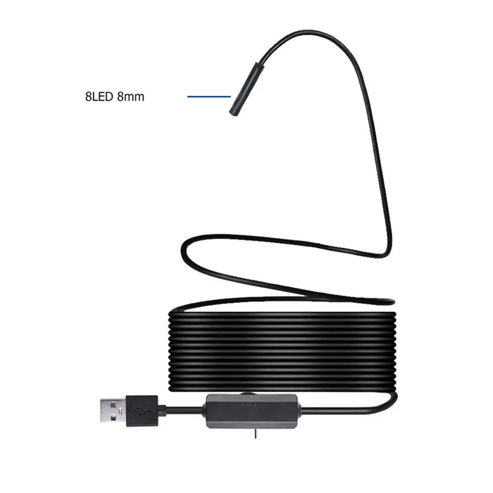 F150 2M 1200P Semi-rigid Wireless Endoscope 2.0MP HD WiFi Borescope Inspection Camera - 3