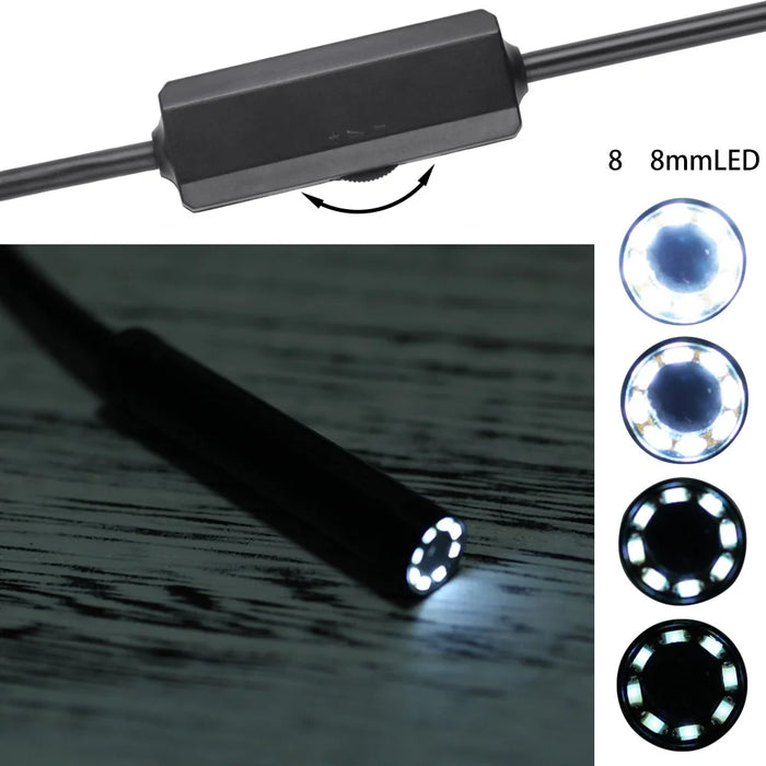 F150 2M 1200P Semi-rigid Wireless Endoscope 2.0MP HD WiFi Borescope Inspection Camera - 4