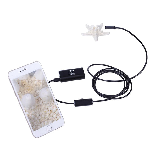 F99 WiFi Endoscope HD Inspection Camera Wireless Snake Camera with 2M Semi-Rigid Cable - 2