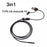 AN100 3-in-1 Endoscope Inspection Camera 8mm Snake Camera with 1M Semi-Rigid Cable - 4