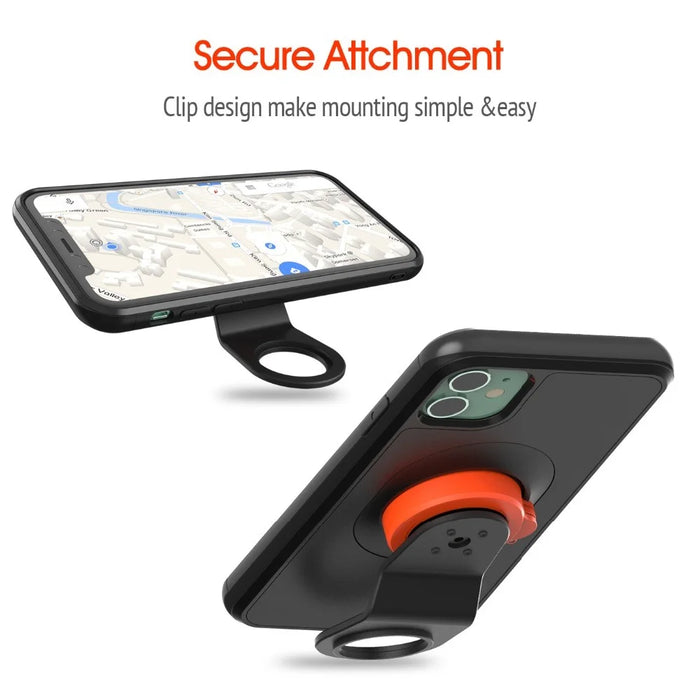 Mountain Bike Bicycle Handlebar Phone Bracket with Shockproof Protective Shell for iPhone 11 6.1 inch - 4
