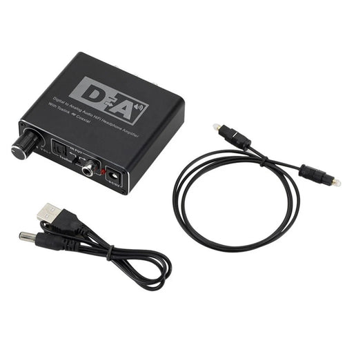 192KHz Digital Optical Coaxial Toslink to Analog RCA L/R 3.5mm Audio Converter - 1