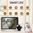 SY-36 4.3-inch Mini WiFi PIR Motion Detection Peephole Video Doorbell (Built-In Battery) - Silver - 2