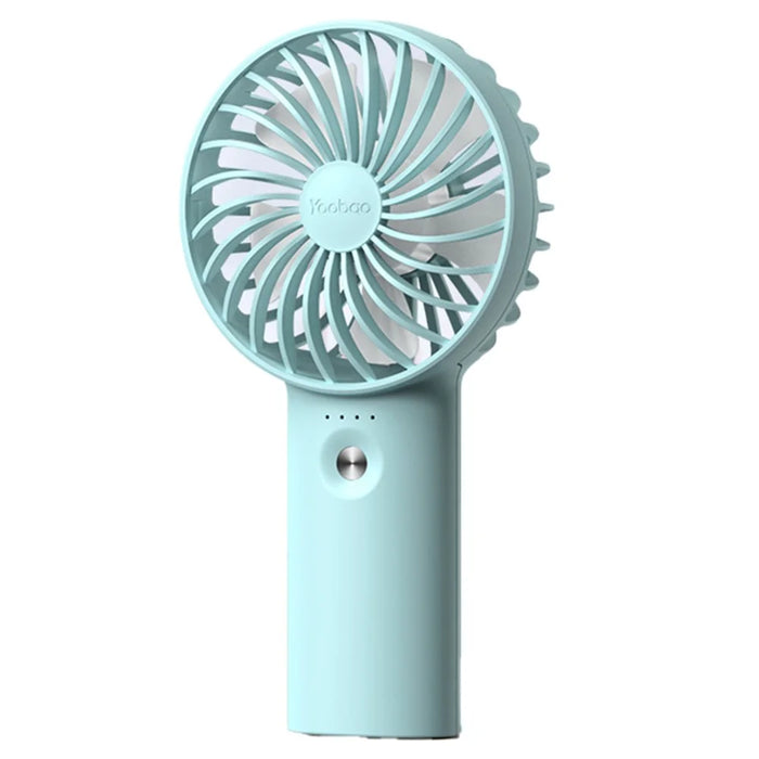 YOOBAO Y-F3 6000mAh Handheld Fan Mute Cooling Fan 3 Speeds Adjustable - Blue - 1