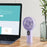 YOOBAO Y-F3PL 10000 Handheld Fan 3 Speeds Adjustable Portable Mini Cooler Fan - Blue - 7
