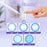 HD-AL20 Aluminum Alloy Beauty UV Lamp for Eyelash Extensions, UV Light with Foot Pedal Control - White - 5
