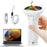 Mini Microscope for Kids Digital Microscope 1000X Zoom 2MP Camera with 8 LED Lights - White - 1