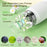 Mini Microscope for Kids Digital Microscope 1000X Zoom 2MP Camera with 8 LED Lights - White - 7