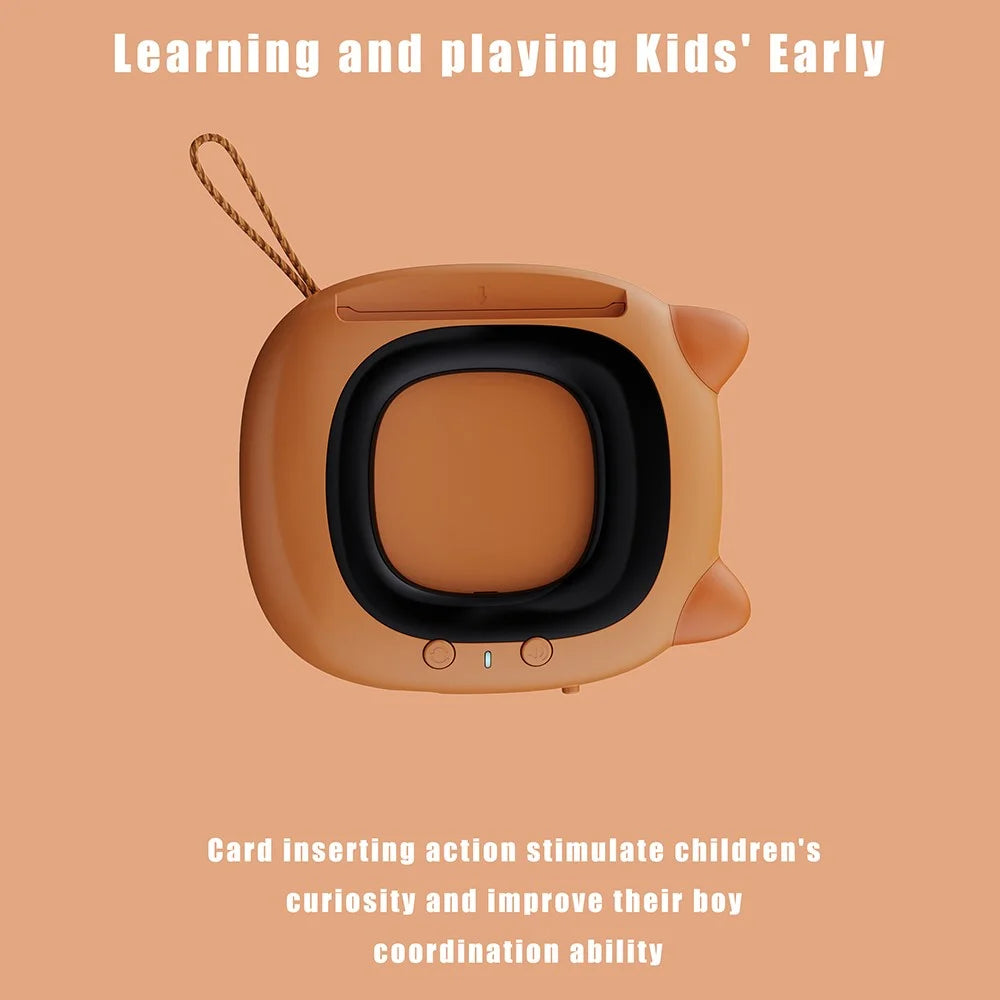 KDC-0024 Talking Flash Cards Educational Toys Learning Toys for Toddlers (English Version) - Coffee - 7