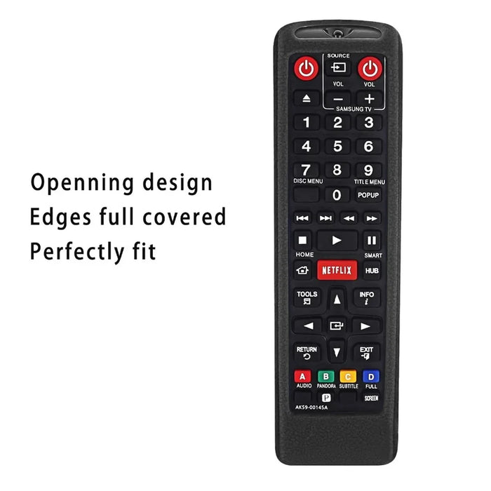 Silicone Case Protective Sleeve for Samsung TV AA59 / BN59 Series Remote Control - Black - 2