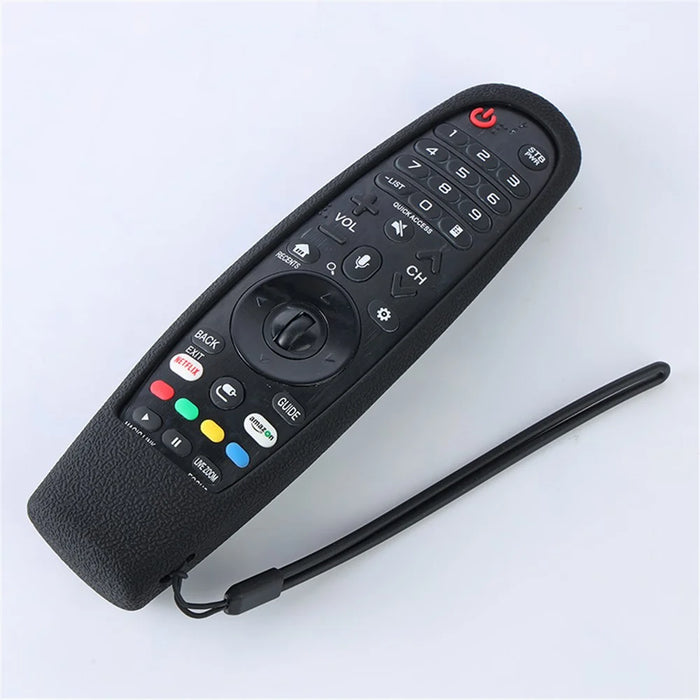 Silicone Case for LG MR650 MR600 Remote Control Anti-Slip Cover with Strap - Red - 5