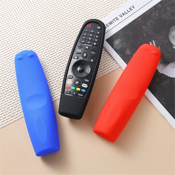 Silicone Case for LG MR650 MR600 Remote Control Anti-Slip Cover with Strap - Red - 6