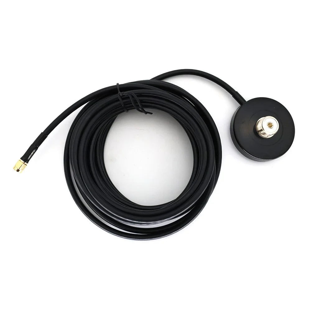 SMA-Male Connector 5m Long Range Outdoor Antenna Magnetic Base Large Sucker RG58 Extension Cable - 2