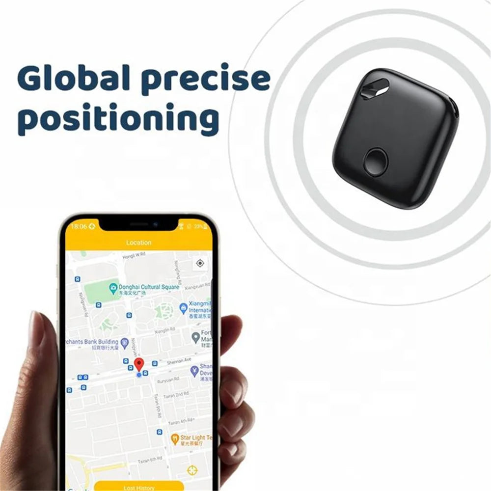 F1 Car Luggage Tracker Anti-lost Smart Finder for Key, Backpack, Wallet for iOS - Black - 6
