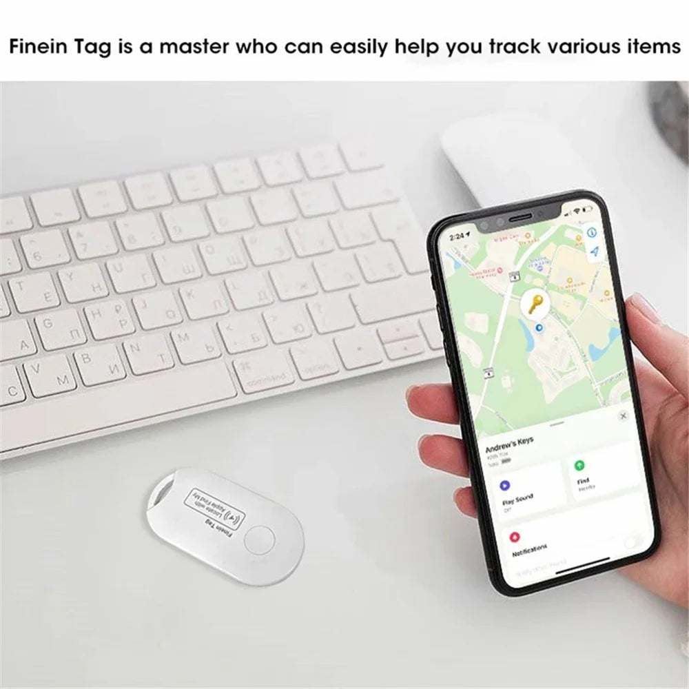 S9 Smart Tag Bluetooth-compatible Tracker Anti-lost Finder for Key, Backpack, Wallet for iOS - 4