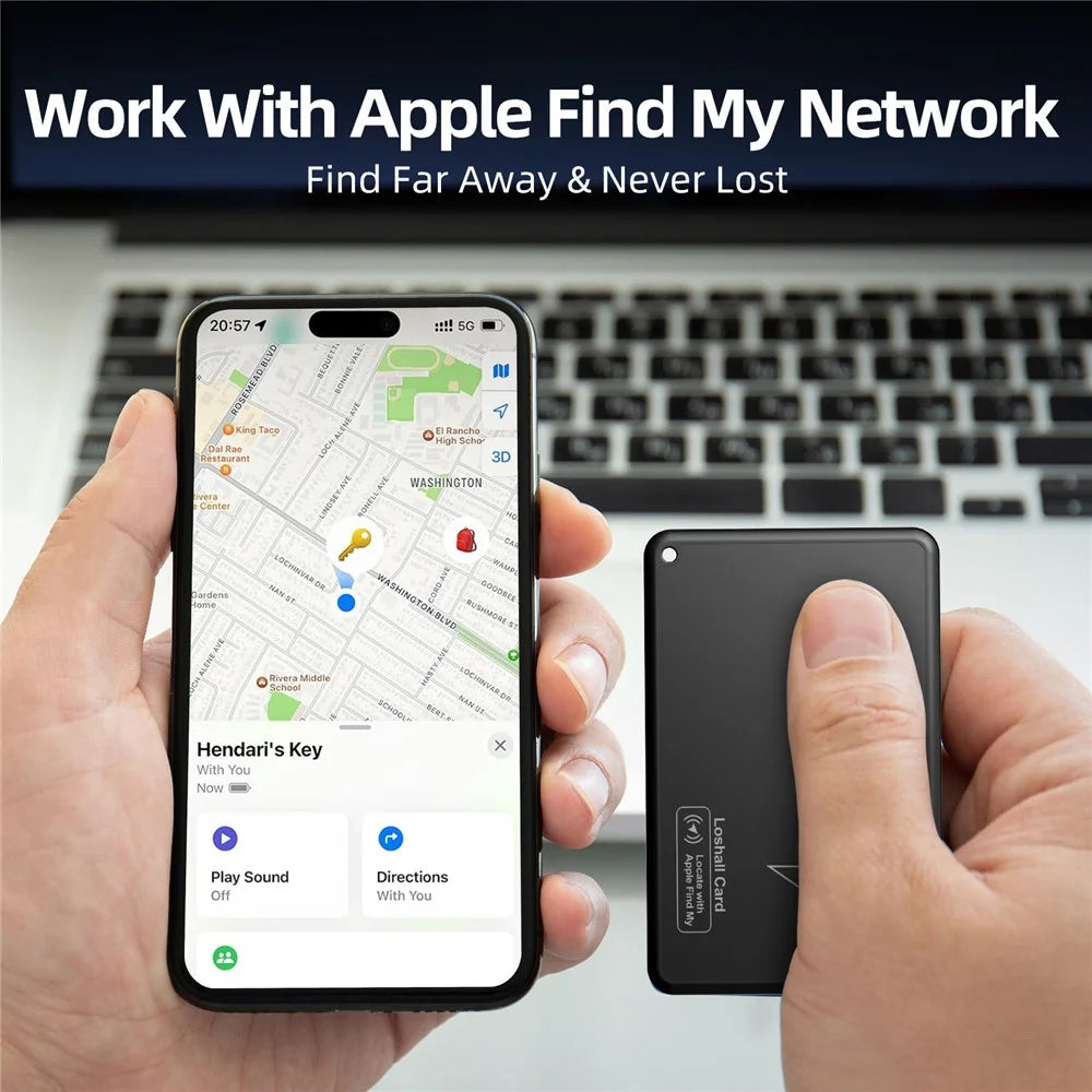 F05 Ultra-Thin Card Type Smart Finder Bluetooth-compatible Tracker Item Locator for Wallet, Luggage, Bike - 3